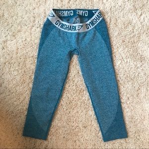 Gymshark Flex Teal Cropped Leggings